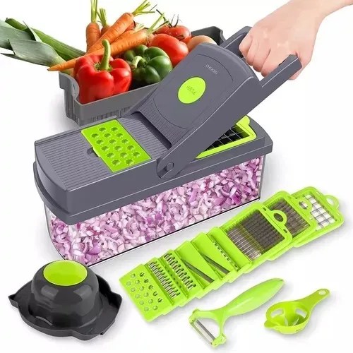Rallador Picador Cortador Frutas Y Verduras Multiuso 16 En 1 MercadoLibre