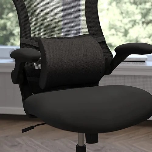 Flash Furniture Rey Lumbar Support Back Pillow Office Chair Meses con