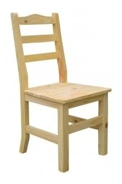 Silla De Pino Reforzada Modelo Francesa | Muebles-De-Campo