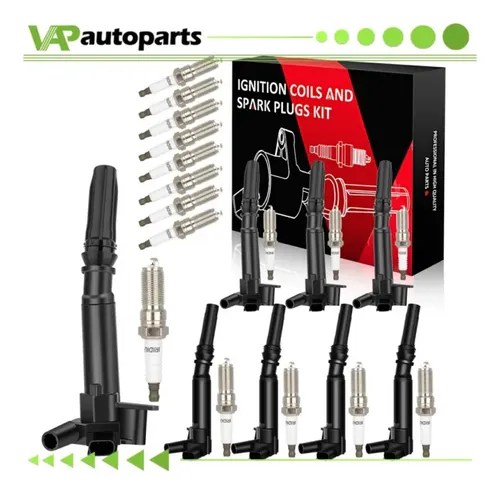 Bobinas 8 6.2l V8 Ford F150 F250 F350 Super Duty + Bujias 11 | Cuotas