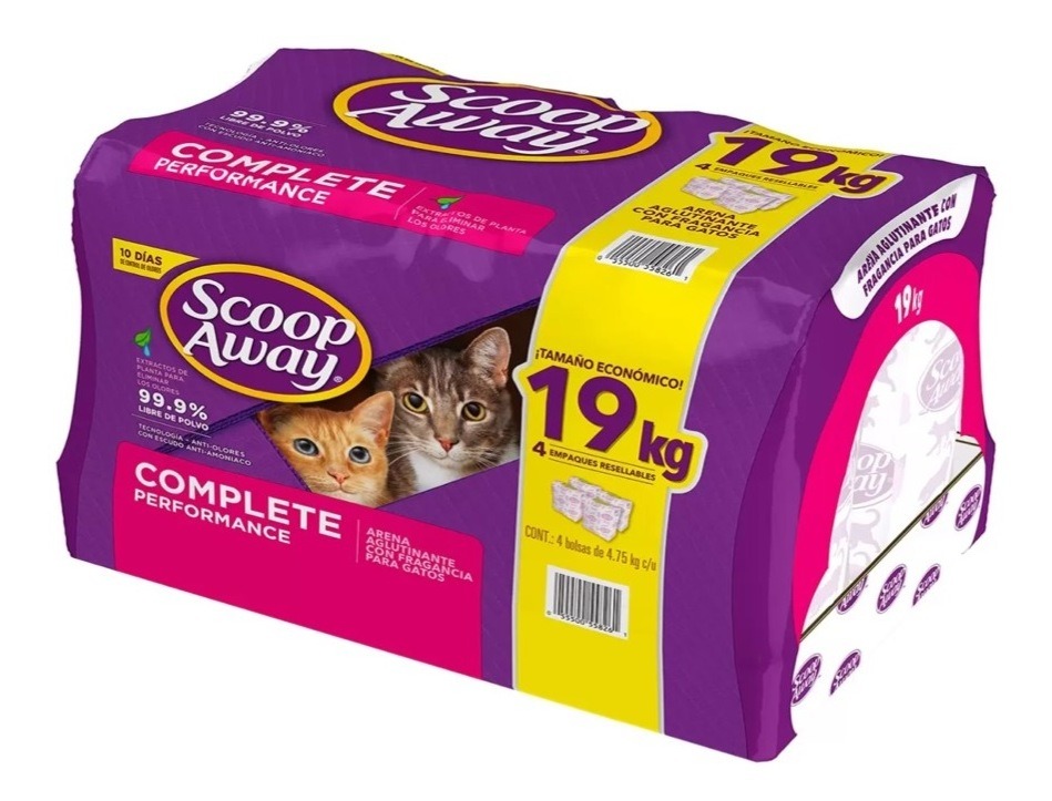Arena Para Gatos Aglutinante Scoop Away 19 Kg. ABSOPTIMOS