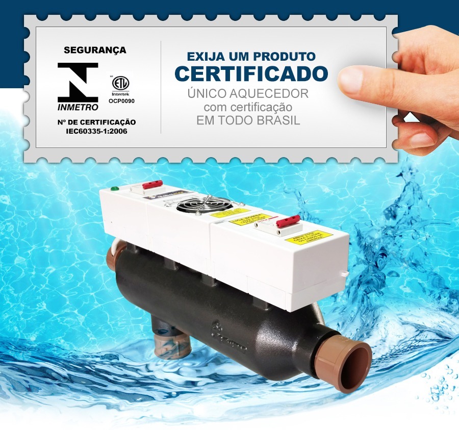 Aquecedor Para Piscina Elétrico Trocado Coletor 10.000w Inox Mercado