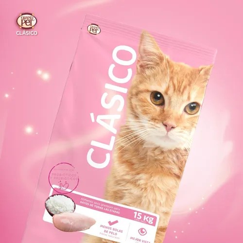 Croqueta Para Gato Grandpet Felino Clásico 15kg Envío gratis
