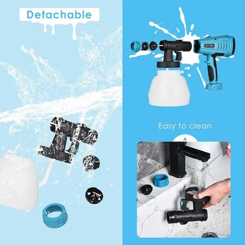 Tilswall Paint Sprayer, 550w Spray Gun Home Electric Paint G Envío gratis