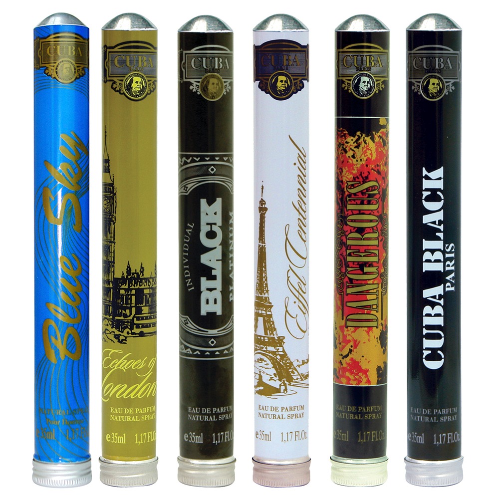 Perfume Cuba Kit Executive Edp Masculino 6x35ml Original Mercado Livre