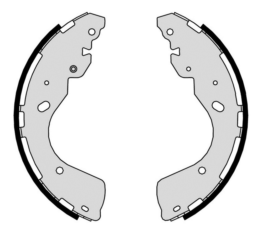 Set-4 Balatas Tambor Traseras Ford Ranger 2.5l L4 13 A 14 | Envío gratis