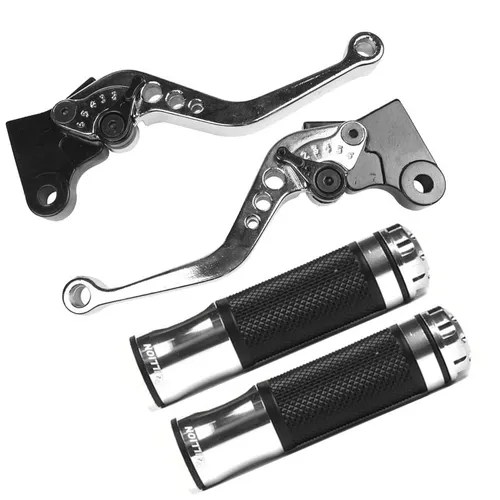 Kit Manopla Esportive Titan E Fan Lona Cromado Parcelamento