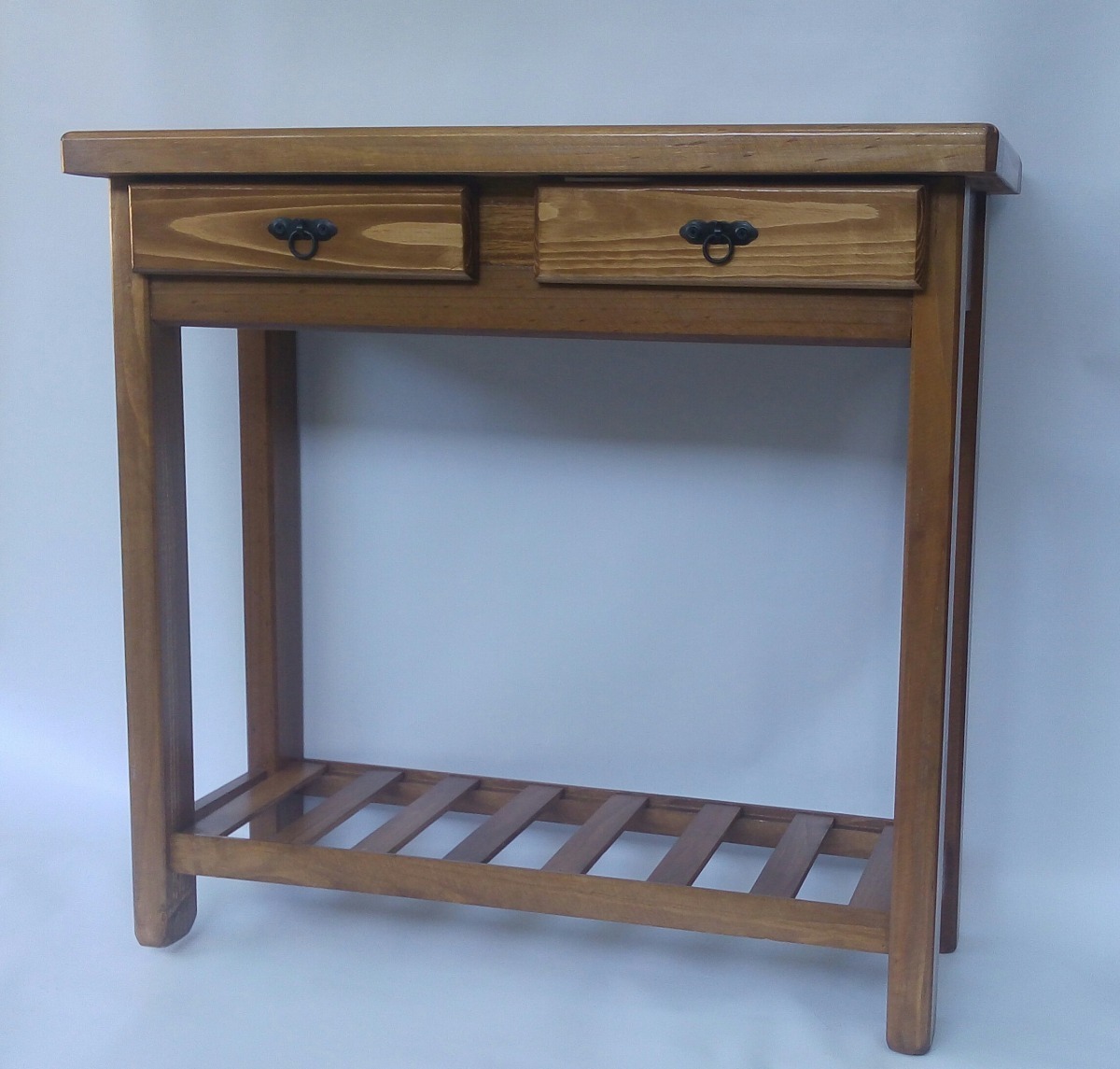 Mesa De Arrimo Madera Color Caramelo Oferta Mercado Libre