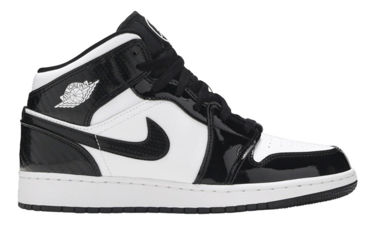 Tenis Jordan Retro 1 Mid Carbon Fiber Gs Originales Mercado Libre