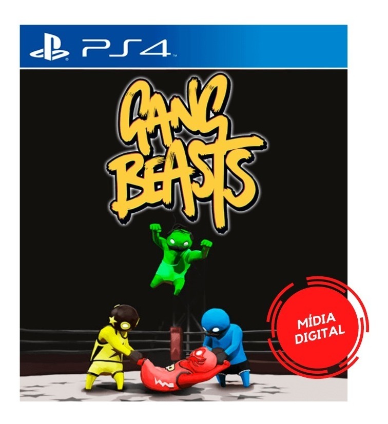 Gang Beasts Ps4 Digital1 Original Jogo Permanente Mercado Livre