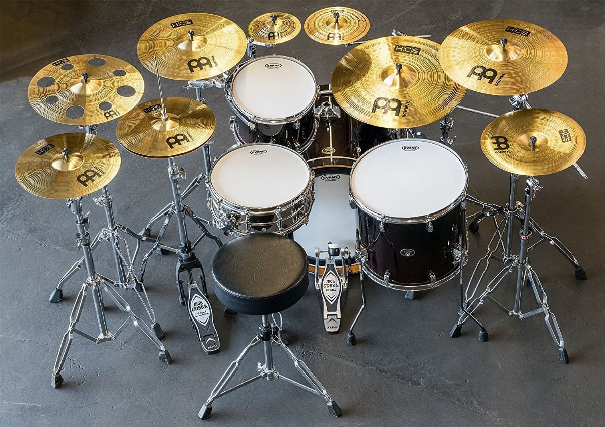 Set De 9 Platillos Instrumentales Ultímate Meinl Cymbals Hcs Mercado