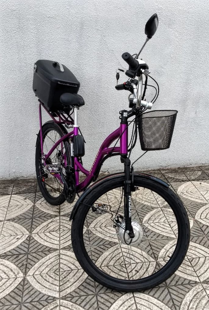 Bicicleta Elétrica Schilder Wb 250 Watts 36 V Lithium C/ Baú Mercado