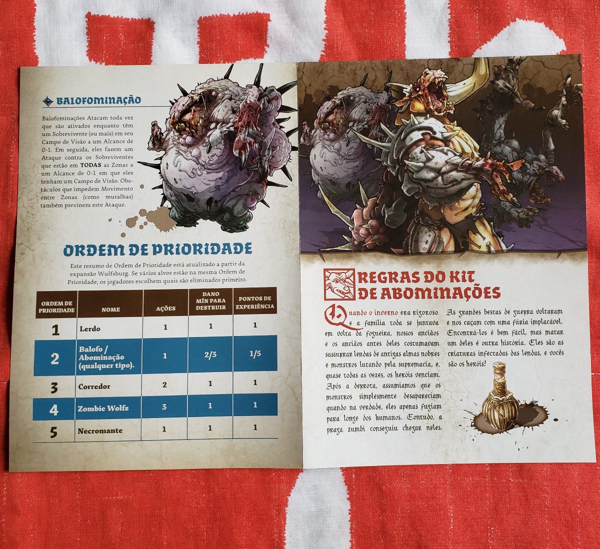 Zombie Bosses Abomination Pack (exp. Zombicide Bp / Gh