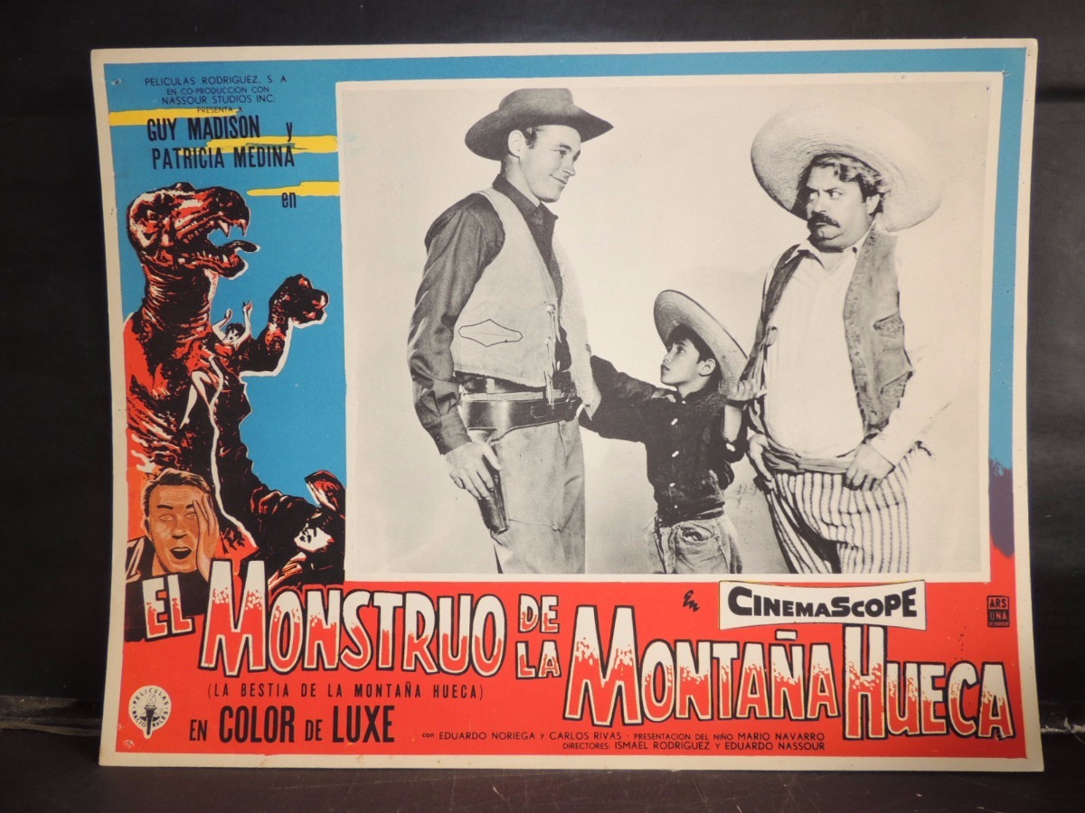 Guy Madison El Monstruo De La Montaña Hueca Cartel Lobby