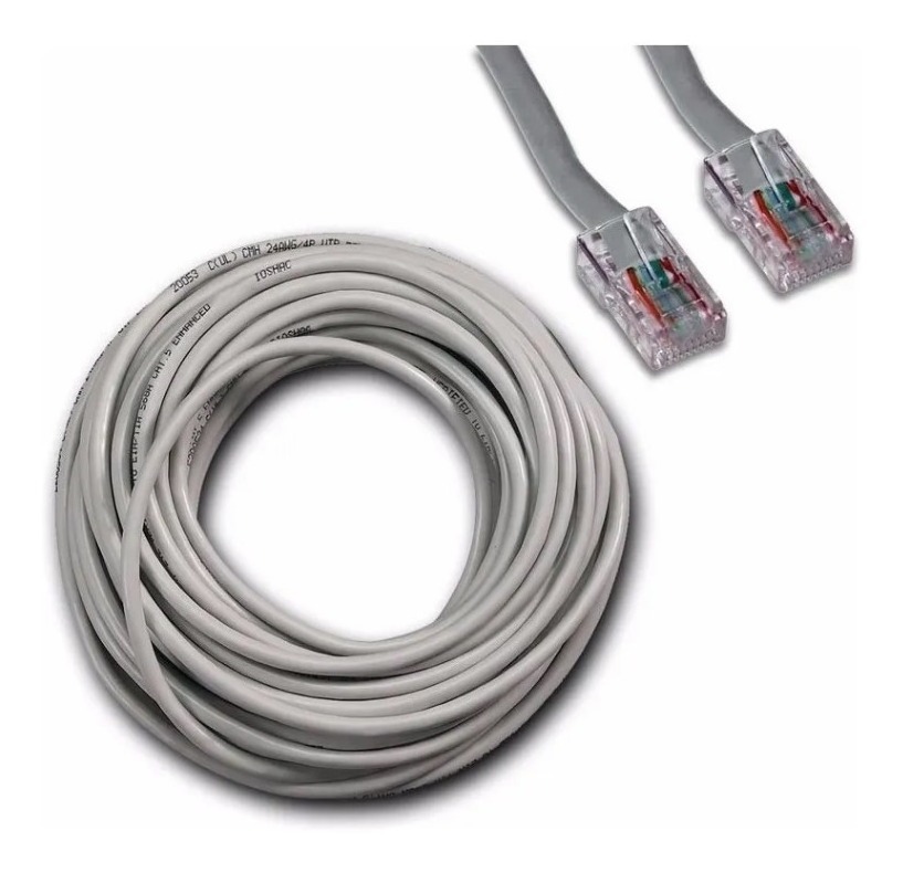 Cable Red Lan 15m Reforzado Cat6 Pc Envió Mercado Libre