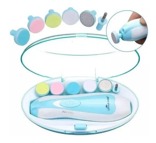 Aparador Lixa De Unha Elétrico Bebê Cortador Portátil 6 Em 1 Mercado