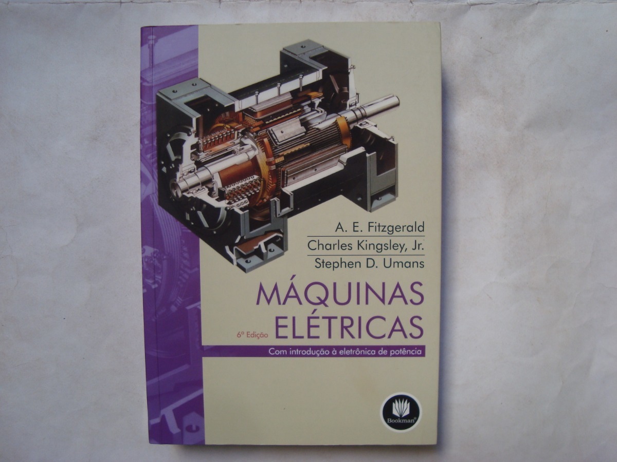 Livro Máquinas Elétricas A. E. Fitzgerald Mercado Livre