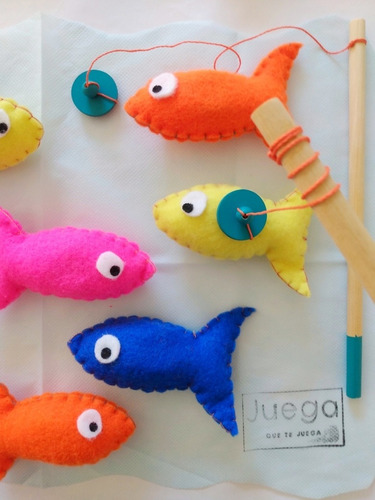 Juego De Pesca Artesanal Para Niños | Cuotas Sin Interés