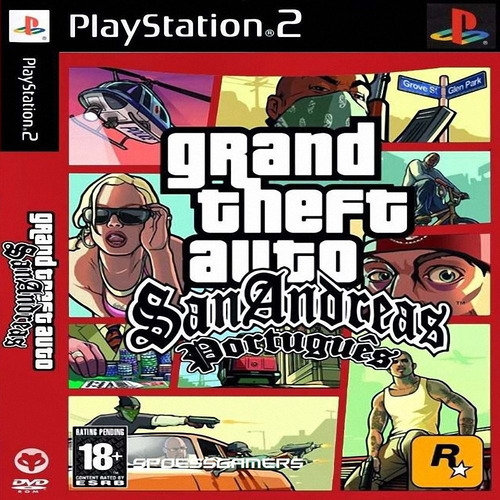Gta San Andreas Em Português Ptbr Ps2 Desbloqueado Patch Mercado Livre