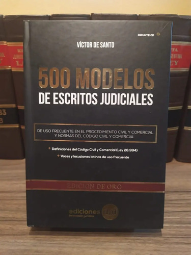 500 Modelos De Escritos Judiciales - Nuevo Tapa Dura De Lujo | Mercadolibre