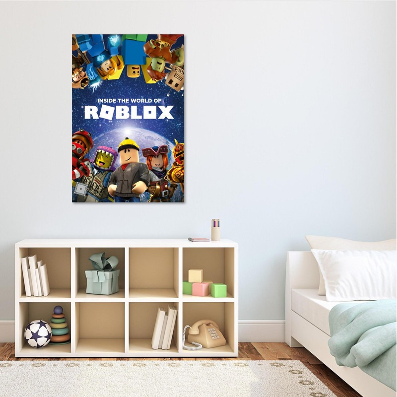 Cuadro Roblox Niño Niña Videojuego Habitación Sala 40x60 Mercado Libre