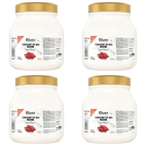 Consomé De Res Knorr Profesional 1.6 Kg 4 Pza Envío gratis