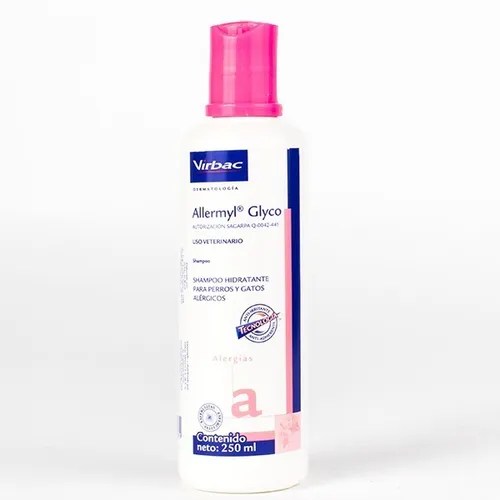 Allermyl Glyco Shampoo Hidratante Alergias Virbac 250 Ml