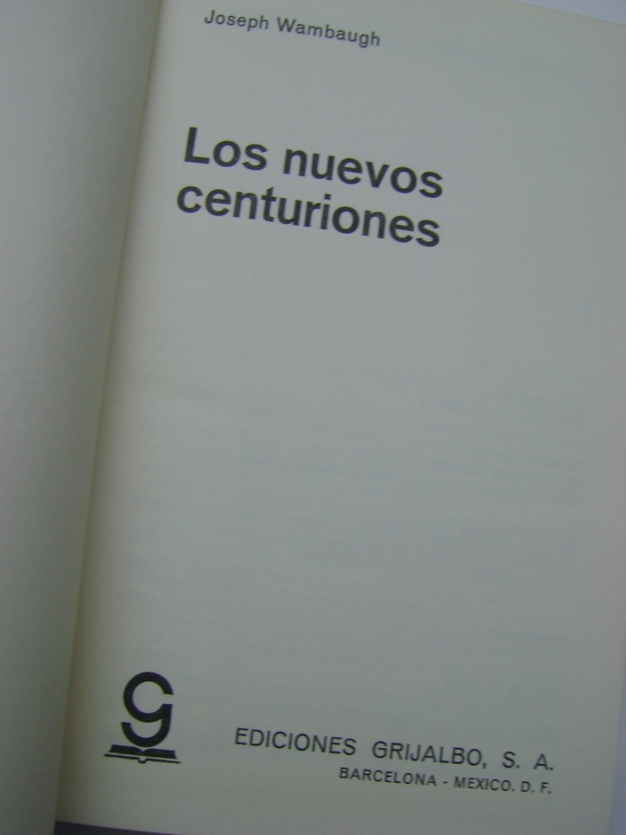 Los Nuevos Centuriones Joseph Wambaugh MercadoLibre