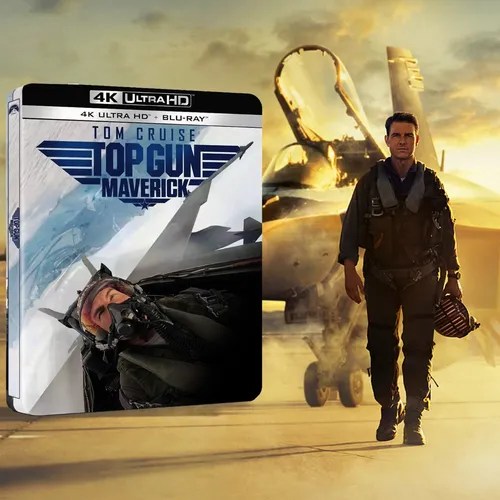 Blu Ray Steelbook 4k + Top Gun Maverick + Top Gun 1 Parcelamento sem