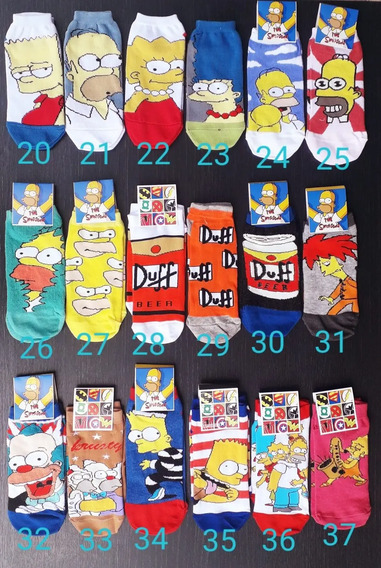 Medias Soquetes Dibujos Animados Por Mayor | Mercadolibre 📦
