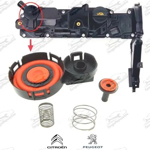 Válvula Pcv Peugeot Citroen 1.6 Hdi 8 Válvulas Cuotas sin interés