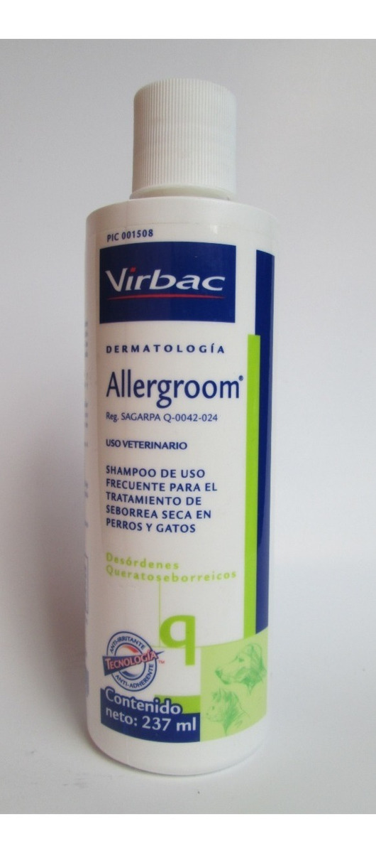 Shampoo Allergroom Seborrea Seca Perros Gatos Envío gratis