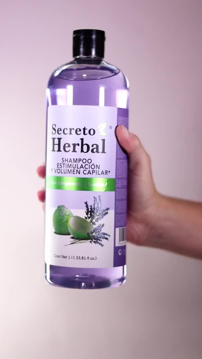 Shampoo Secreto Herbal Bergamota Y Lavanda Volumen Capilar 1L