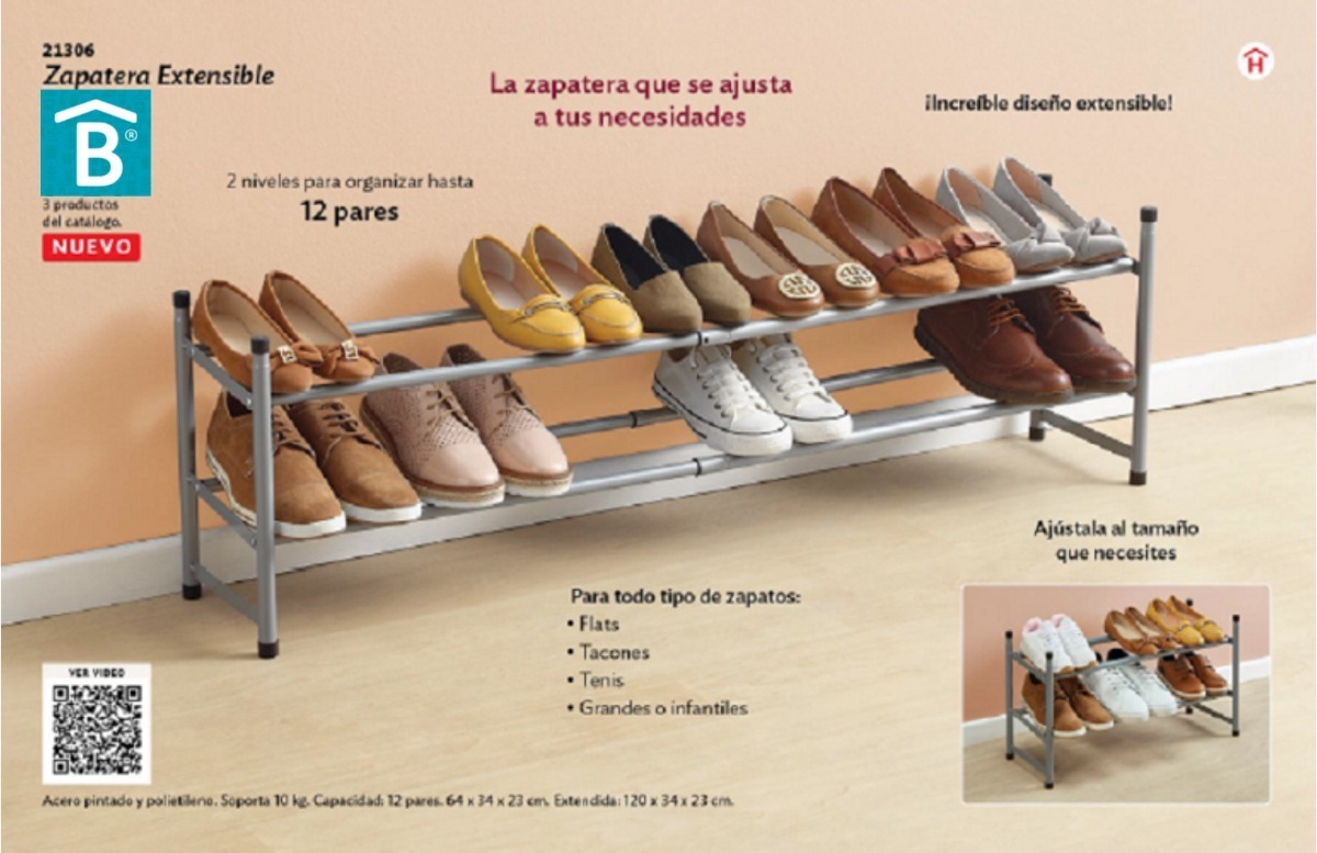 Zapatera Extensible Betterware Mercado Libre
