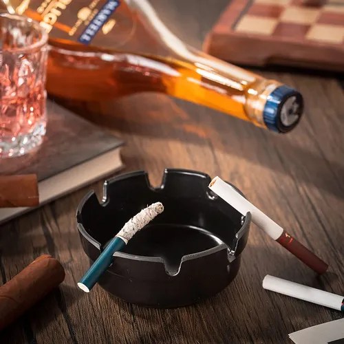 24 Pieces 4 Ashtrays Bulk Round Ashtray Melamine Ash Tray O Envío gratis