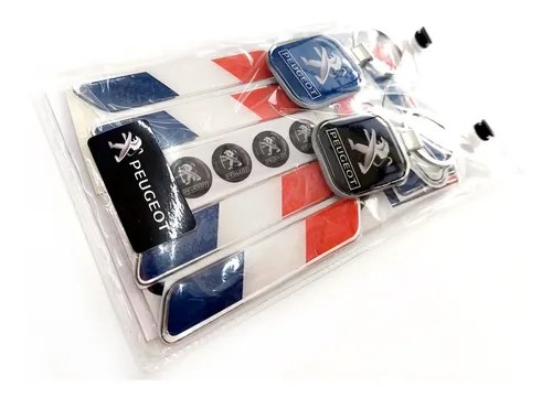 Kit Calcomanias Autoadhesivos 3d Para Autos Peugeot Envo Gratis