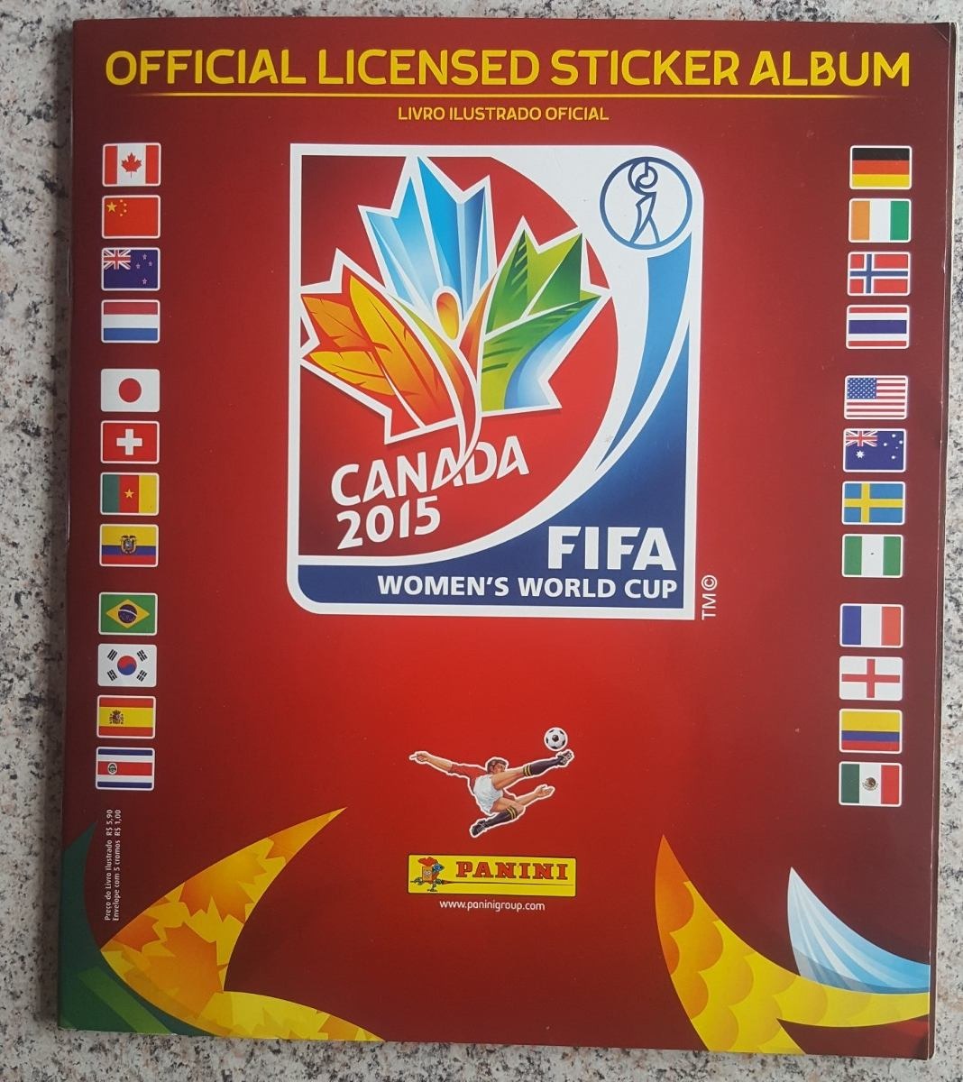 Álbum Copa Do Mundo Feminina 2015 Mundial Feminino Completo Mercado Livre