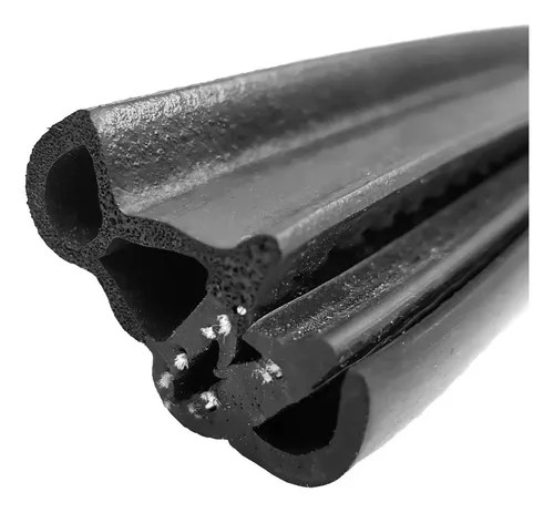 Empaque De Puerta A Presión Doble Bulbo C/ceja Rollo 50m