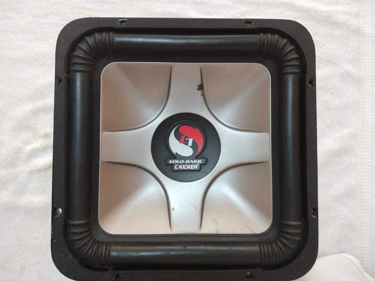 Subwoofer Kicker Cuadrado L7 12 Pulgadas 750wrms Mercado Libre