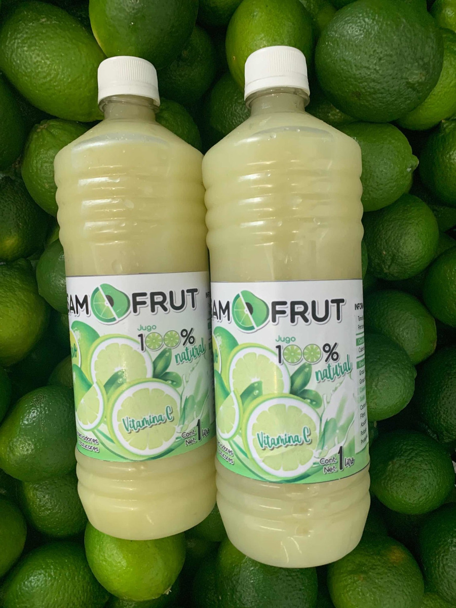Jugo De Limón Persa, 100 Natural Sin Conservadores Mercado Libre
