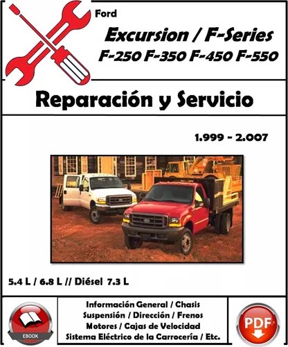 Diagrama Electrico Ford Super Duty F-250/350/450/550/triton en venta en