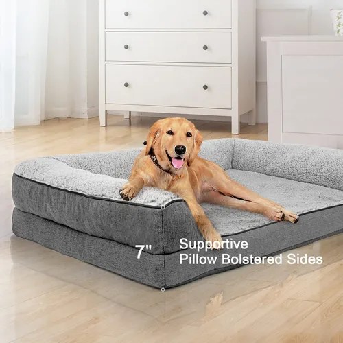 Cama Ortopédica Para Perros, Sofá Cama Para Perros Grandes, Envío gratis