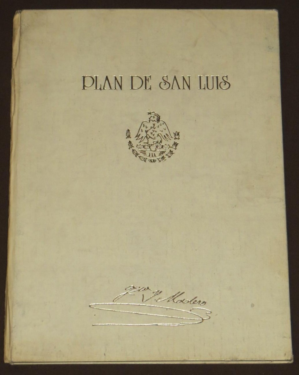 Plan De San Luis Francisco I. Madero Mexico 1980 Historia Mercado Libre