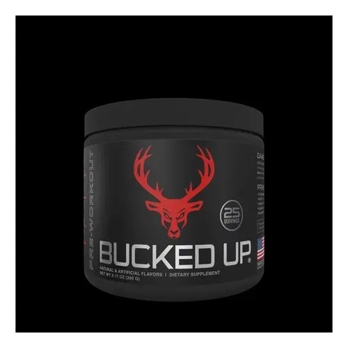 Bucked Up Preworkout 25 Serv Sabor Blood Raz MercadoLibre