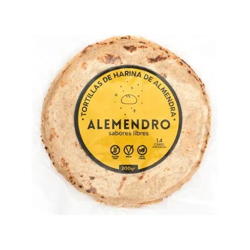 Tortillas De Harina De Almendra Alemendro 15 Paquetes