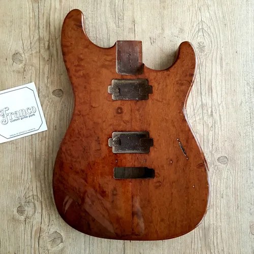 Franco Corpo De Guitarra Imbuia Pomele Nitro Relic Charvel