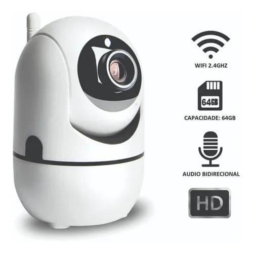 Babá Eletrônica Câmera Ip Wifi Visão Noturna Audio Video Pet Parcelamento sem juros