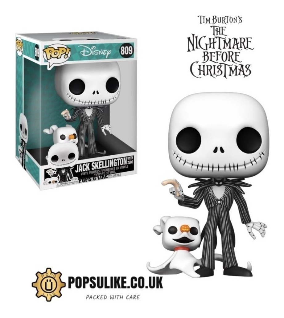 Boneco Funko Pop 10 Jack Skellington 23cm 809 Disney Mercado Livre