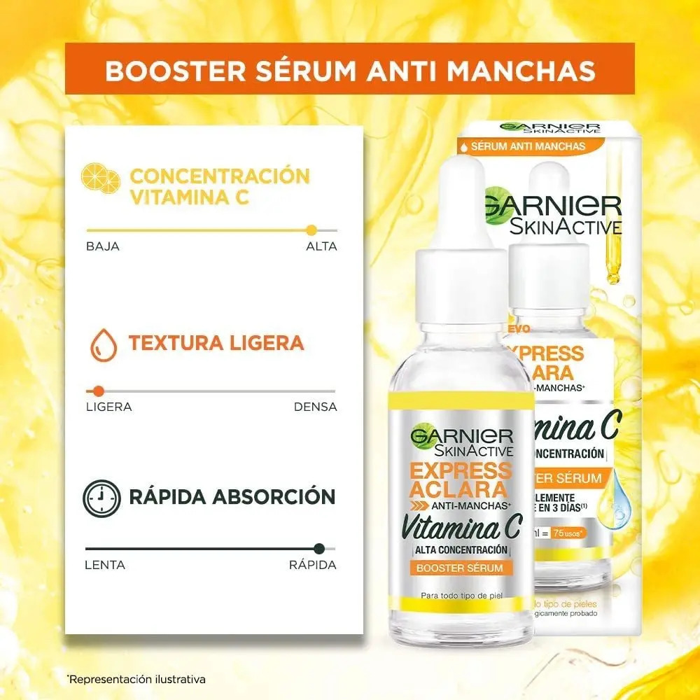 Garnier Skin Active Express Aclara Booster Serum Anti Mancha Mercado