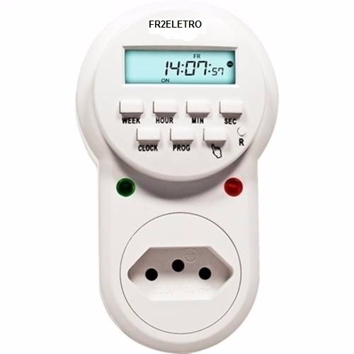 Timer Digital Temporizador Bivolt 9 Programas 24 Hs 220v Mercado Livre